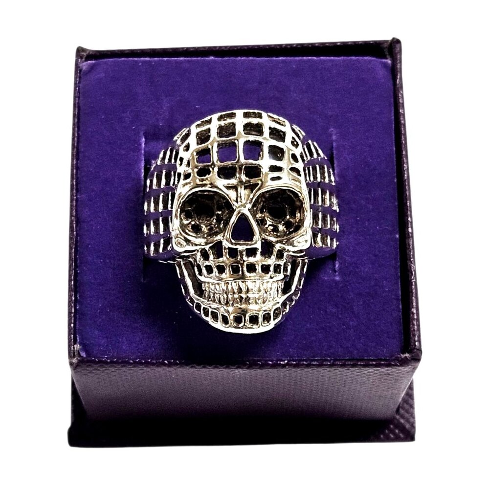 🚨sale🚨 925 Silver Mens Punk skull Pendant